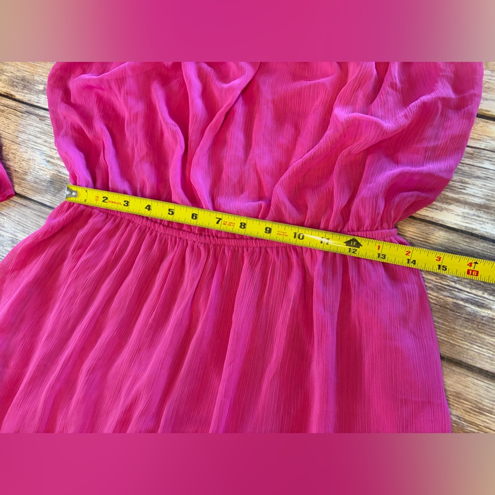 Vici Vibrant Pink‎ Off Shoulder Midi Dress - Picture 7 of 7